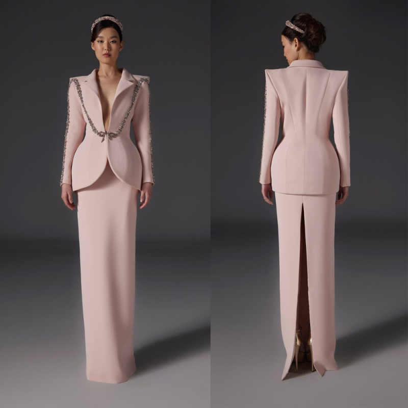 Graduation Ceremony Girls Blaz - Women Formal Wear With Tie 评论和价格
