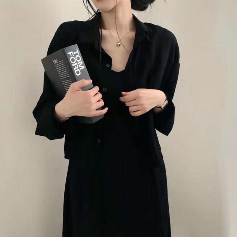 Women Dress Set Two Piece Sets - Shift Dress Sleeveless 评论和价格