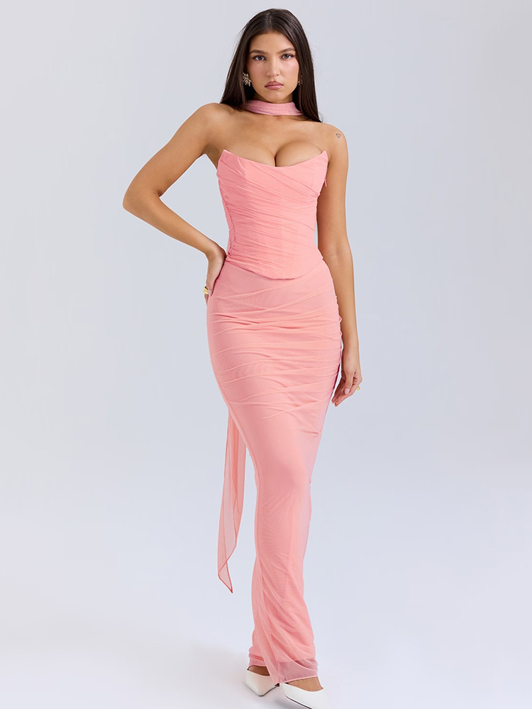 Articat Elegant Mesh Patchwork - Shift Dress Sleeveless 评论和价格