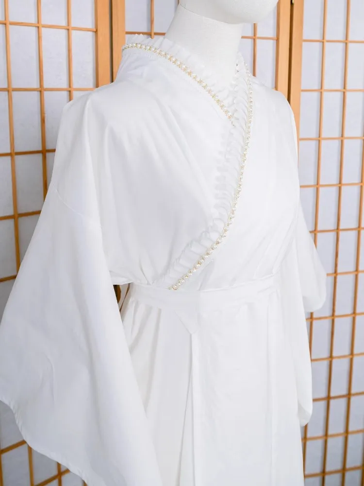 Lace-Trimmed Kimono Undergarme - Women'S Formal Traditional Wear 评论和价格