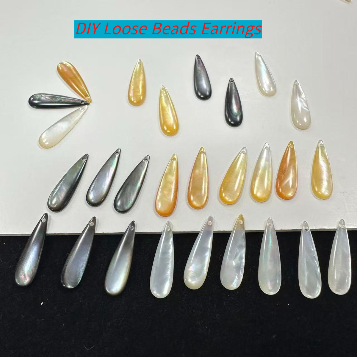 4Pcs DIY Loose Pendant The Mot - Pearl Earring Stud 评论和价格