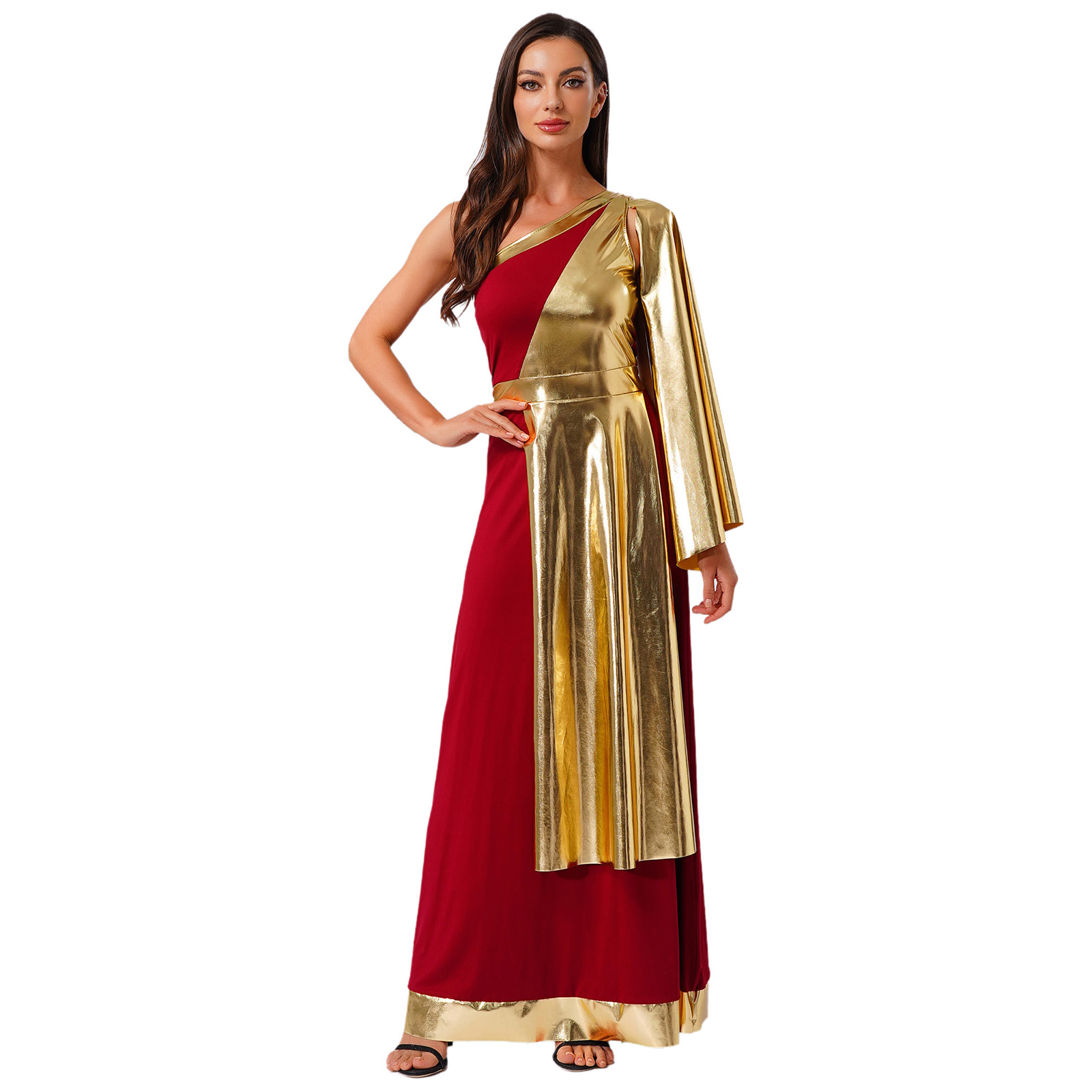 Womens Ancient Greek Tunic Dre - Shift Dress Sleeveless 评论和价格