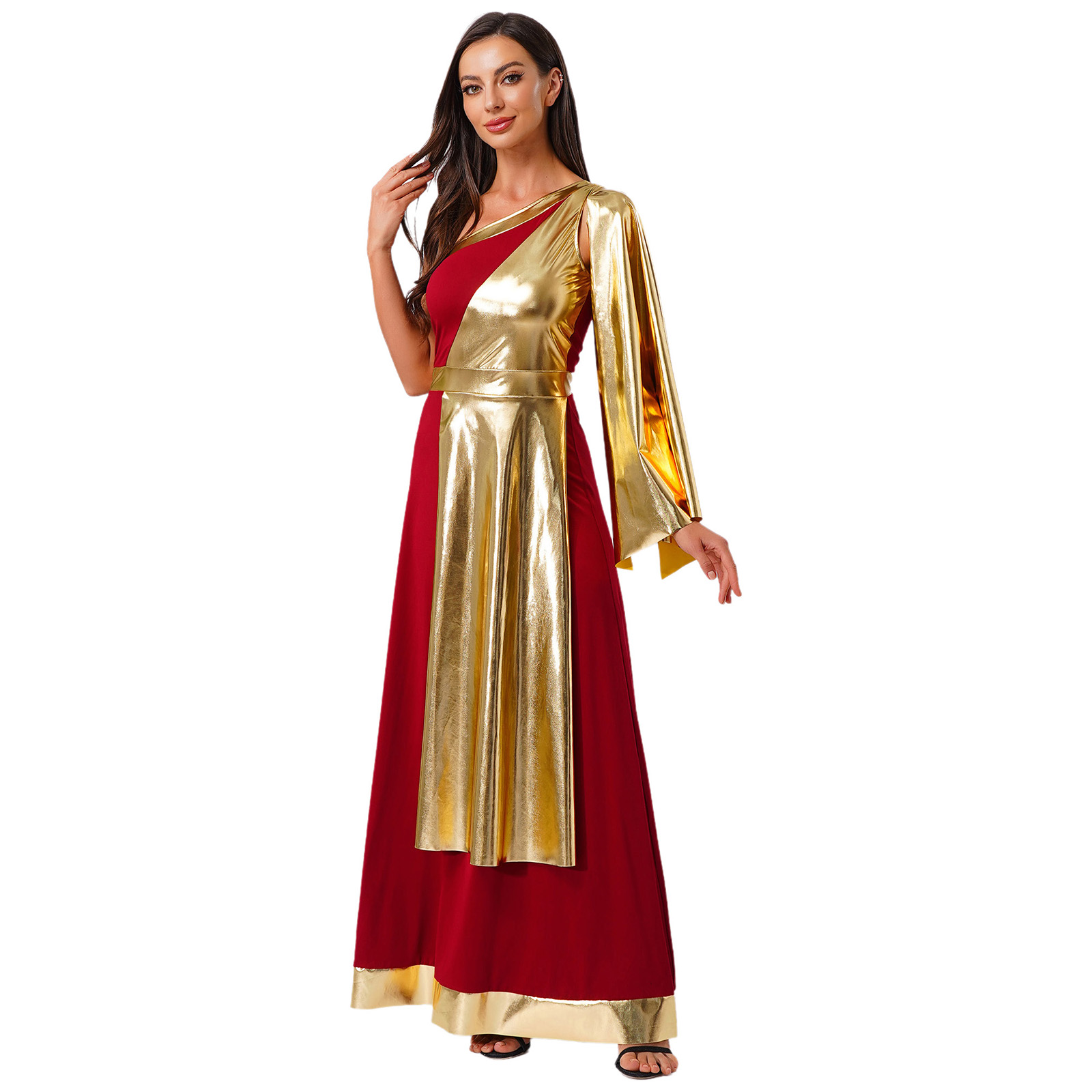 Womens Ancient Greek Tunic Dre - Shift Dress Sleeveless 评论和价格