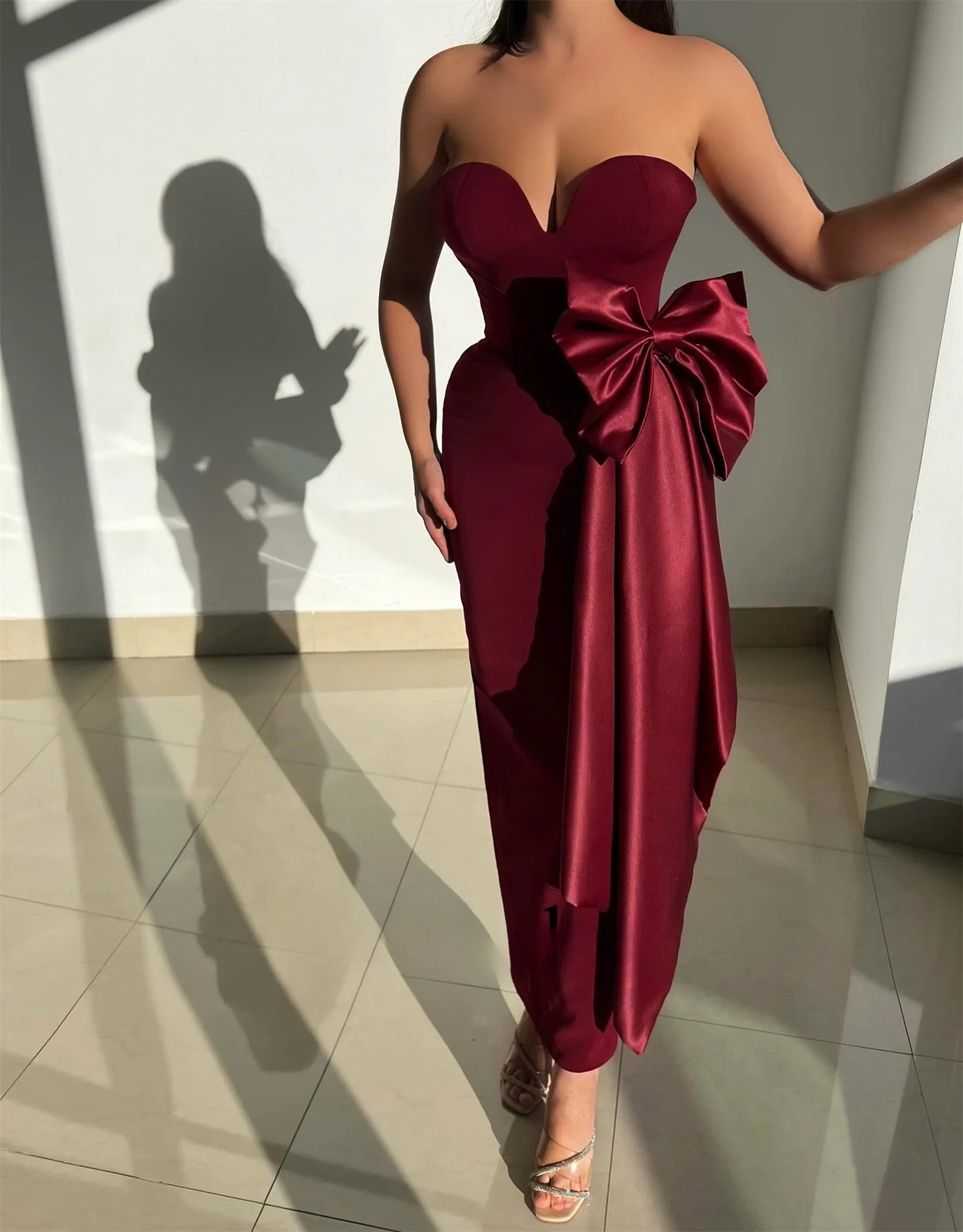 Fancy Bowknot Prom Dress Strap - Women Formal Wear Dubai 评论和价格