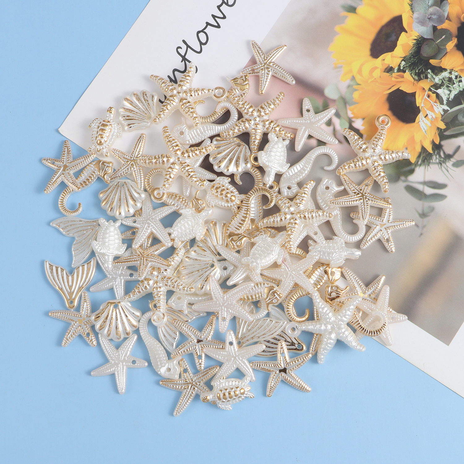 30 pieces of ocean series rand - Pearl Earring Stud 评论和价格