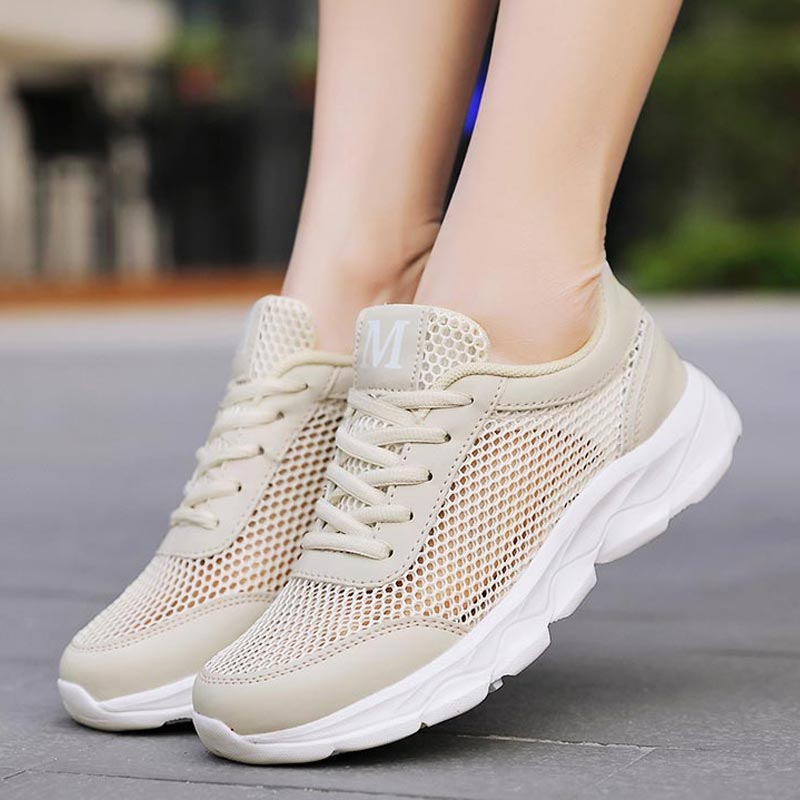 Summer Breathable Sneakers Wom - Women Formal Wear With Jeans 评论和价格