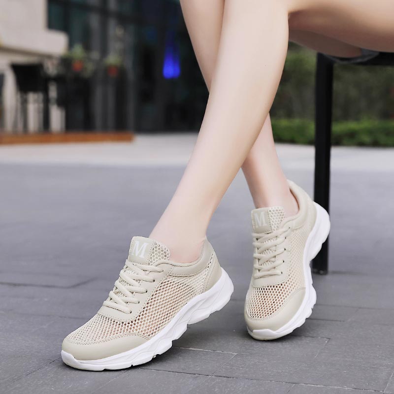 Summer Breathable Sneakers Wom - Women Formal Wear With Jeans 评论和价格