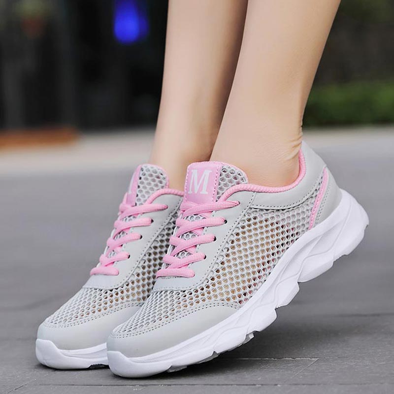 Summer Breathable Sneakers Wom - Women Formal Wear With Jeans 评论和价格
