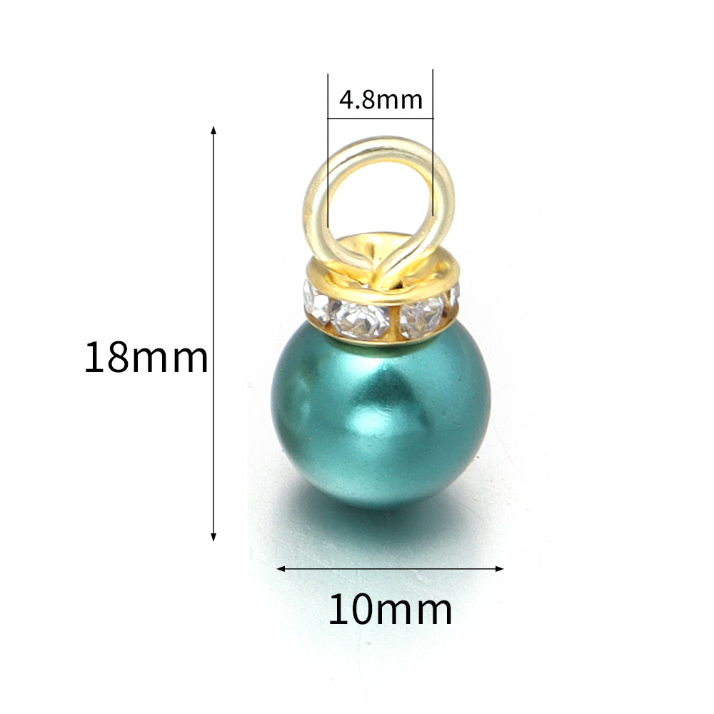 30pcs Inlaid Rhinestone Imitat - Pearl Earring Stud 评论和价格