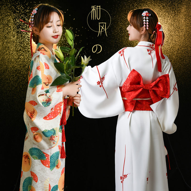 Anime Cos Japanese Style Dress - Women'S Formal Traditional Wear 评论和价格