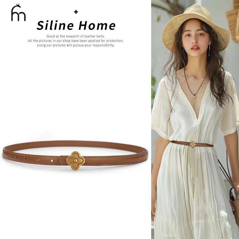 Ladies' leather belt with a go - Women Formal Wear With Jeans 评论和价格