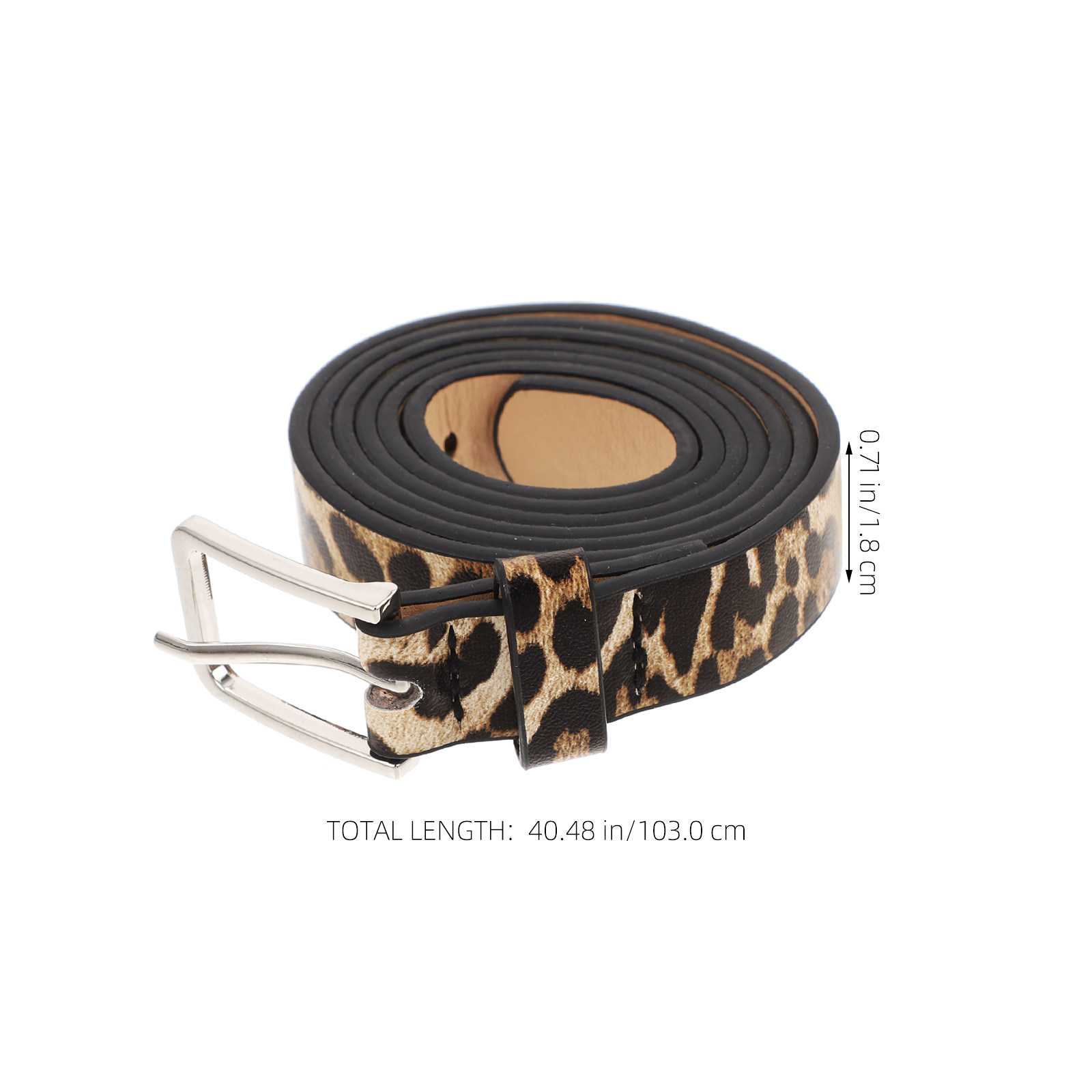 Leopard PU Waist Belt Women Li - Women Formal Wear With Jeans 评论和价格
