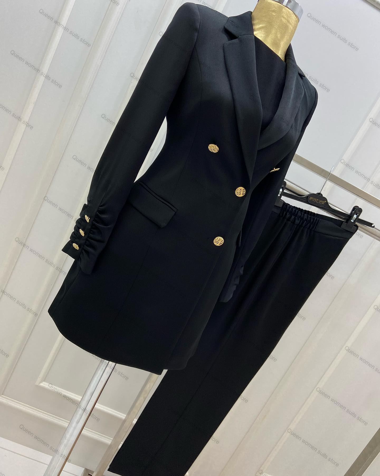 Wedding  Women Pants Suits Set - Women Formal Wear Blazers 评论和价格