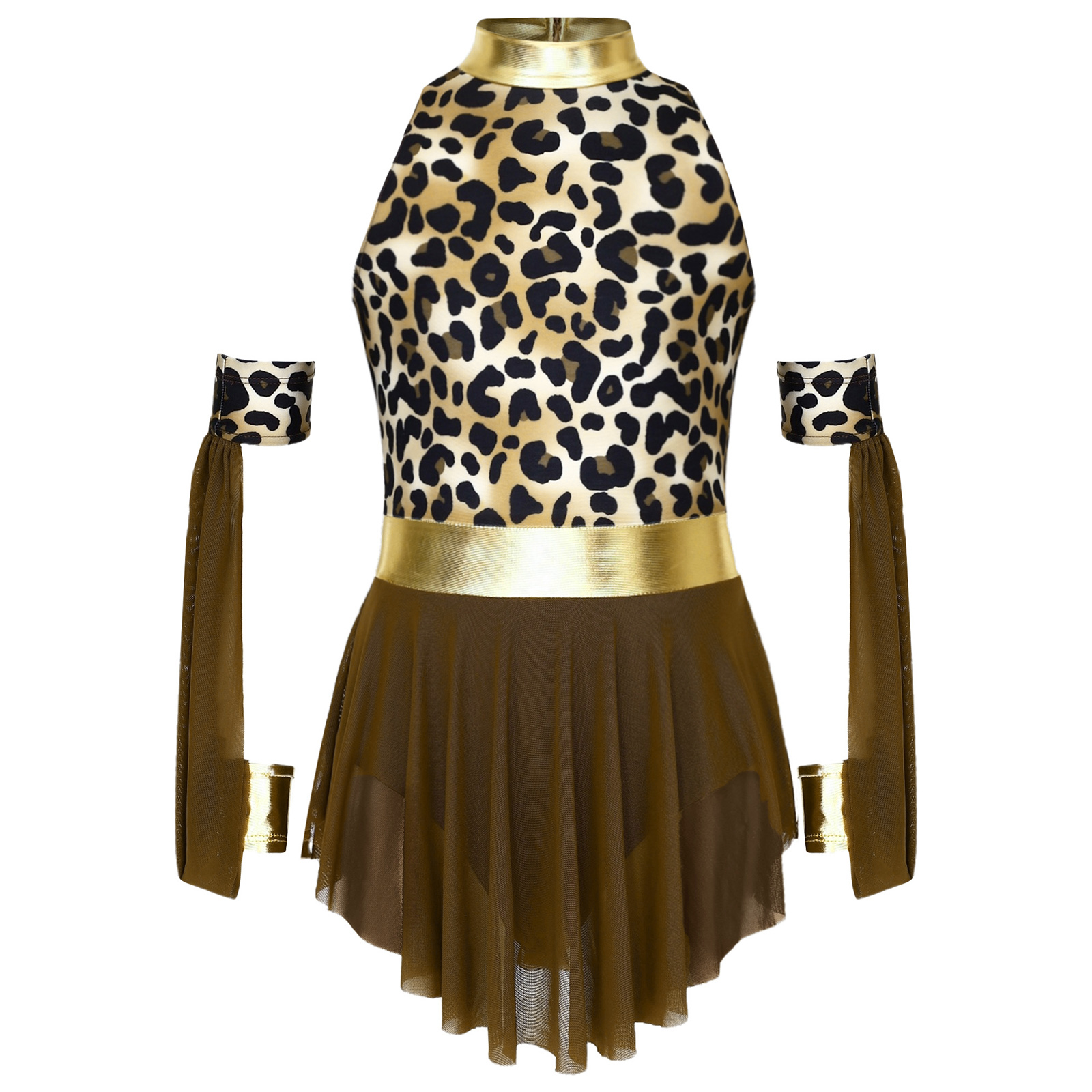 Girls Prehistoric Cave Costume - Shift Dress Sleeveless 评论和价格