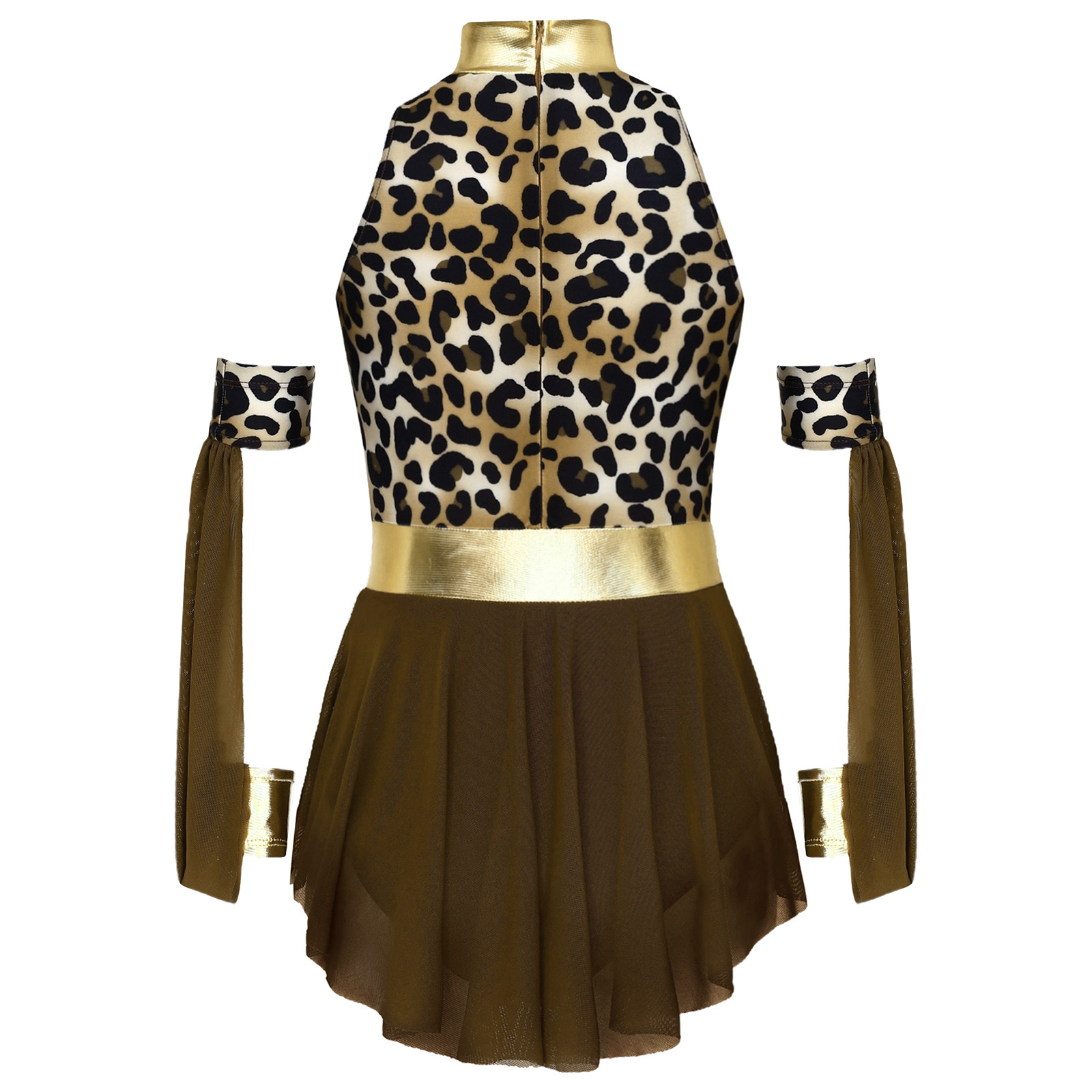 Girls Prehistoric Cave Costume - Shift Dress Sleeveless 评论和价格