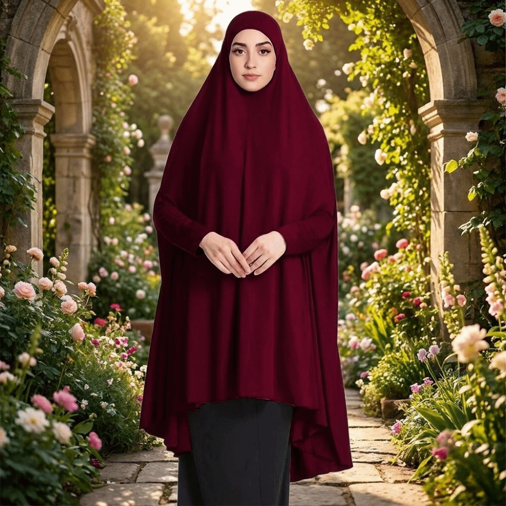 Caftan Plain Muslim Abayas Mod - Women'S Formal Traditional Wear 评论和价格