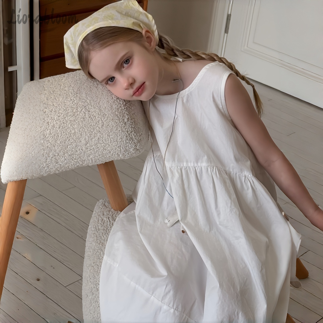 Girls' White Dress Simple Maxi - Women'S Formal Wear For A Wedding 评论和价格