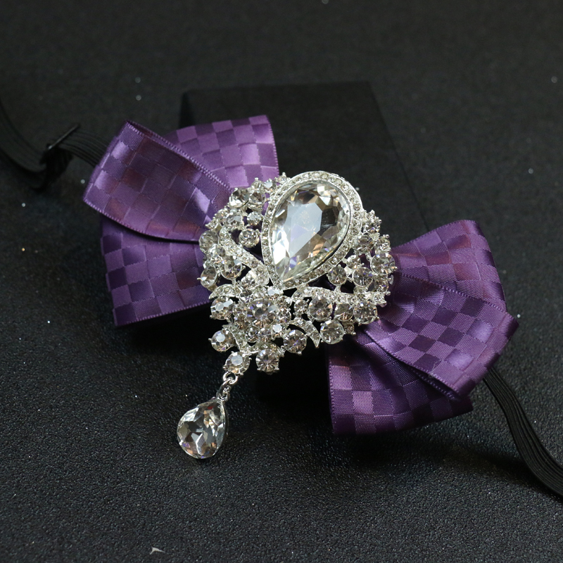 Men's Wedding Rhinestone Bow T - Women Formal Wear Korean 评论和价格