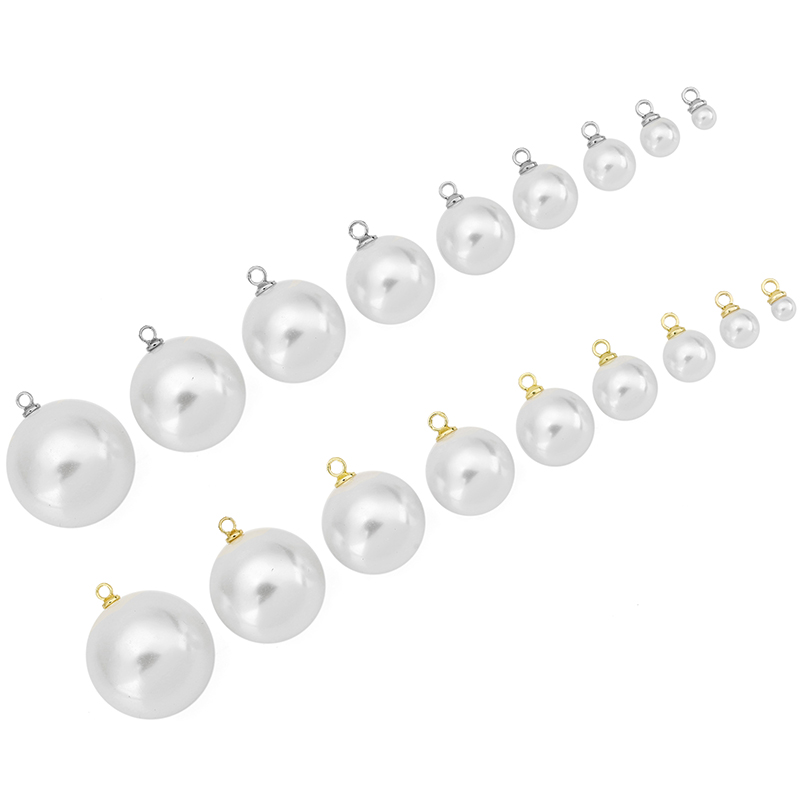 20pcs Imitation Pearl Beads Ea - Pearl Earring Stud 评论和价格