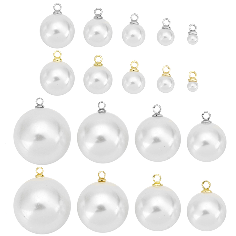 20pcs Imitation Pearl Beads Ea - Pearl Earring Stud 评论和价格