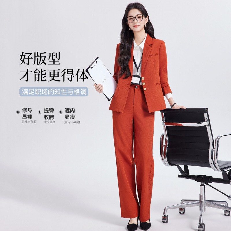 Khaki women's suit set, high-e - Women Formal Wear Shirts 评论和价格
