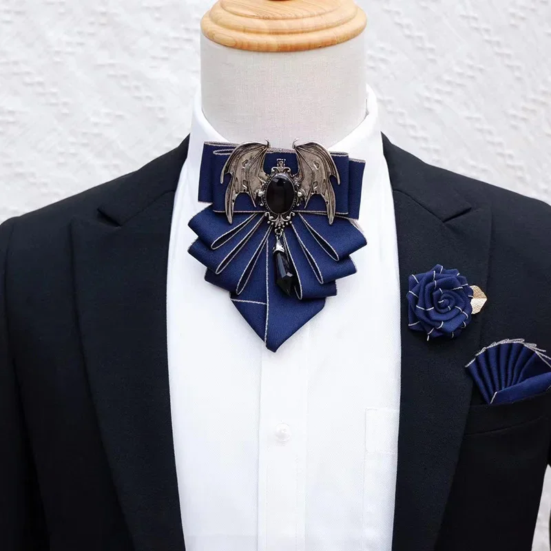 Men's Bow Tie Brooch Set Briti - Women Formal Wear Shirts 评论和价格