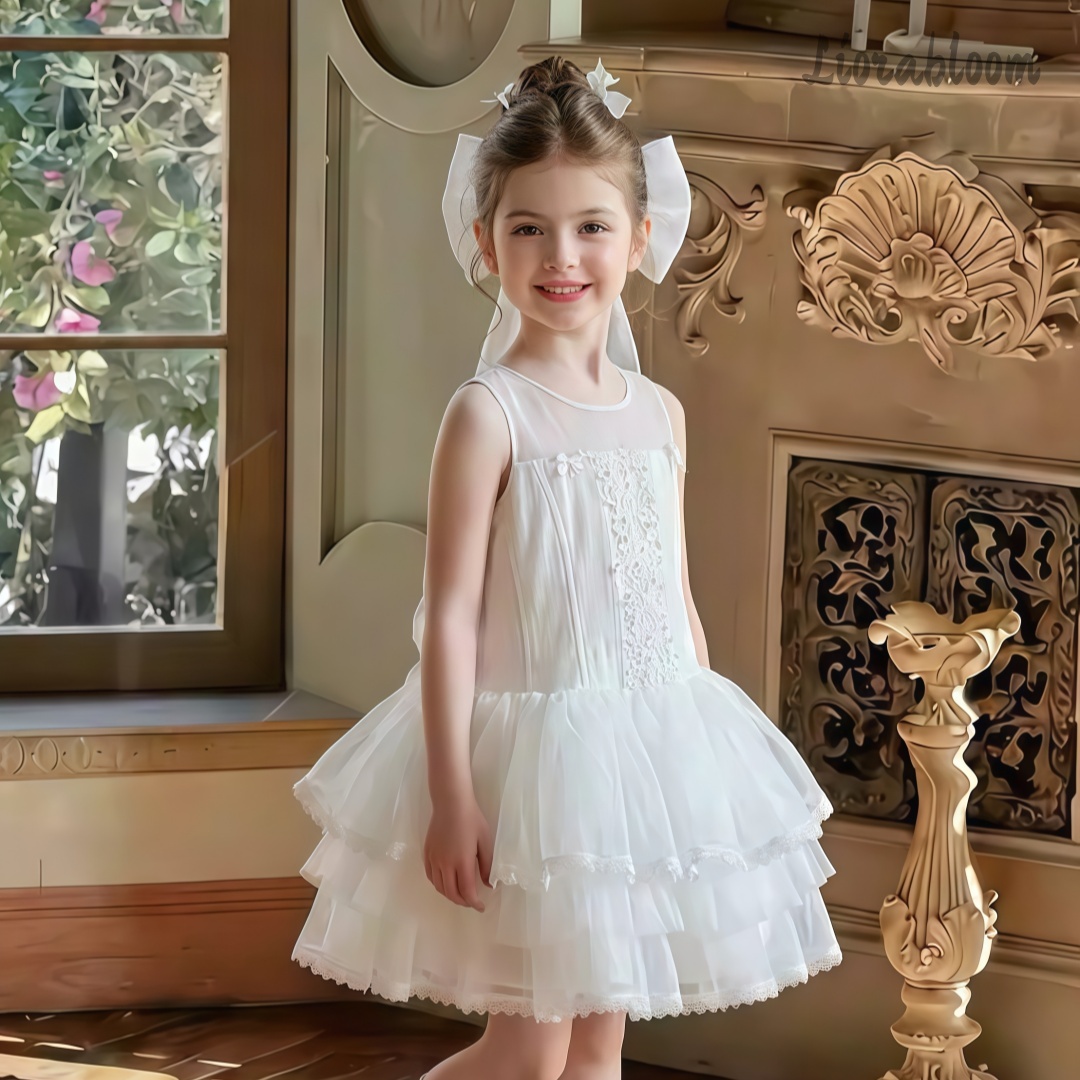 Girls' White Embroidered Forma - Women'S Formal Wear For A Wedding 评论和价格