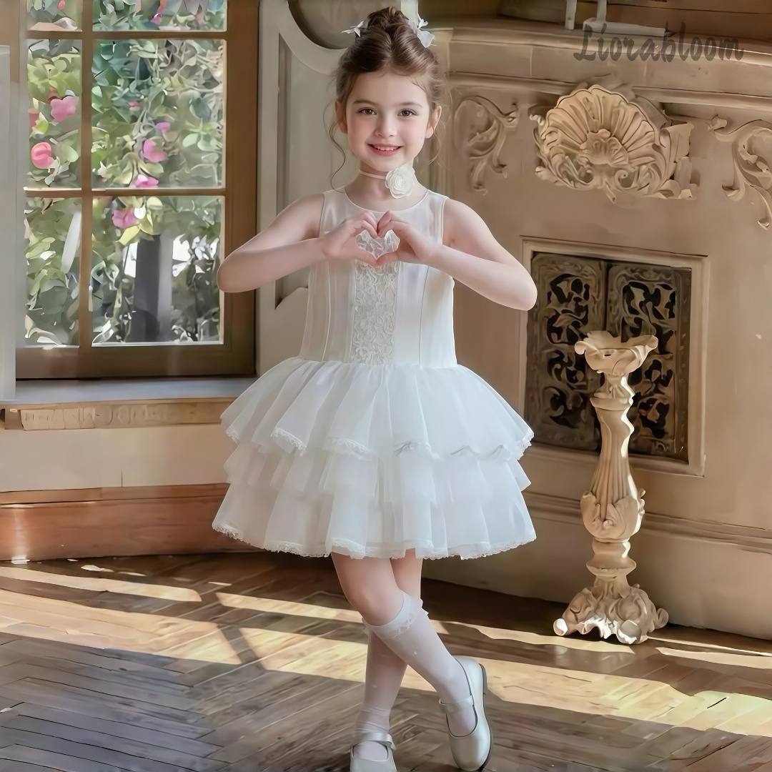Girls' White Embroidered Forma - Women'S Formal Wear For A Wedding 评论和价格