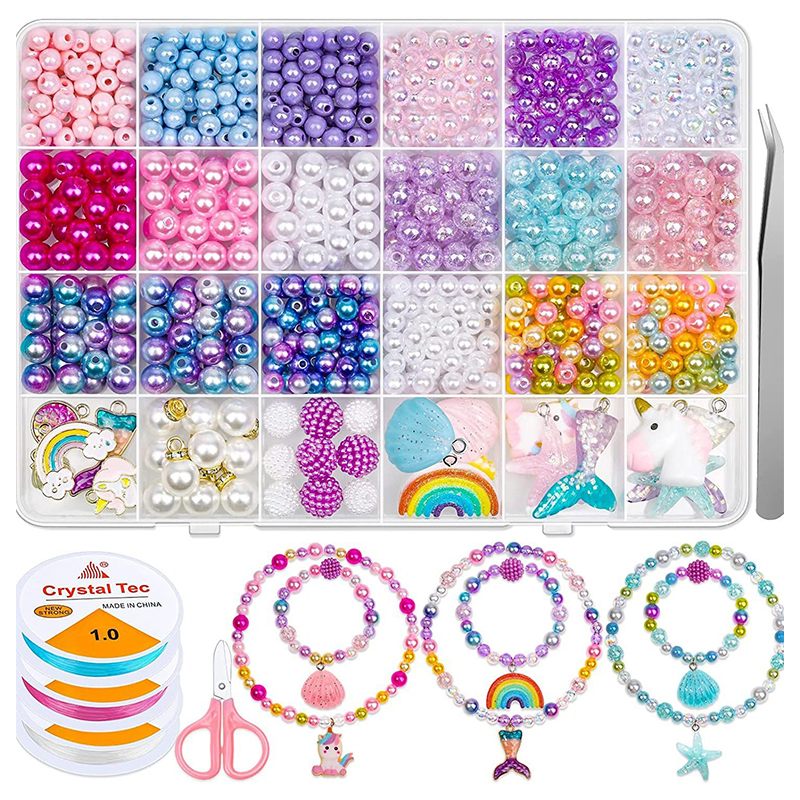 Rainbow ABS Pearl Beads Kit Gr - Pearl Earring Stud 评论和价格