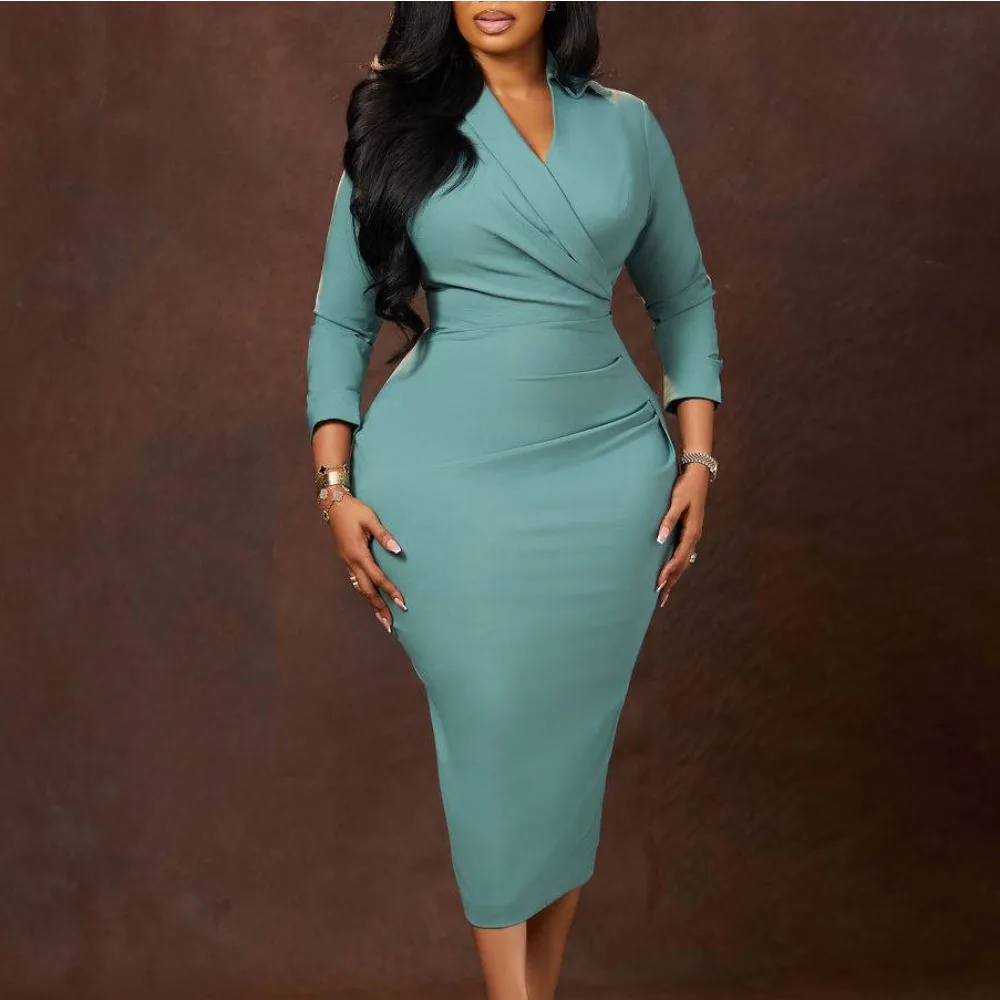 Women Elegant Bodycon Pencil D - Women'S Formal Traditional Wear 评论和价格