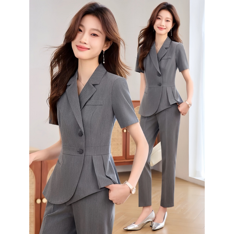 Navy blue women's thin profess - Women Formal Wear Shirts 评论和价格