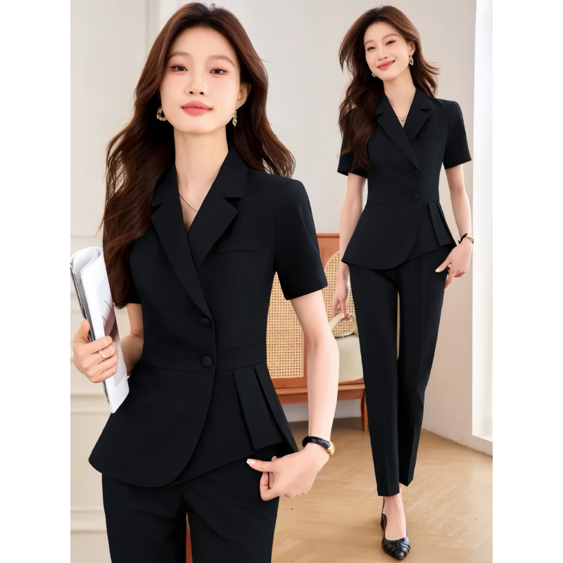Navy blue women's thin profess - Women Formal Wear Shirts 评论和价格
